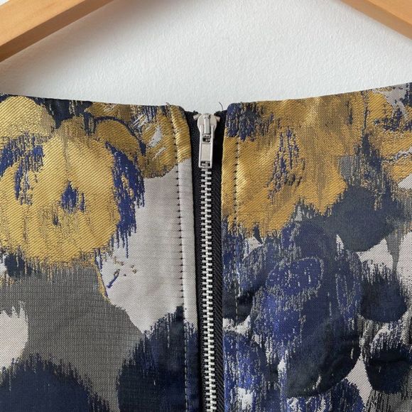 Modcloth Louche Cosima Dress Jacquard Fit & Flare Sz 10 - Picture 7 of 9